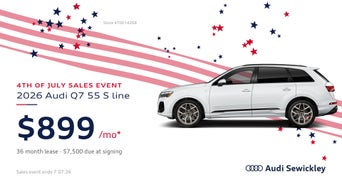 2026 Audi Q7 55 Premium Plus S line lease special