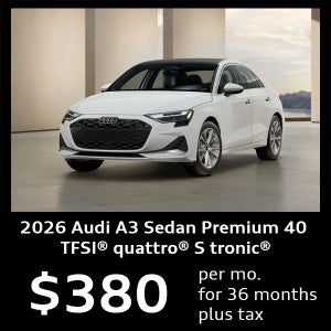2026 Audi A3 Sedan Premium 40 TFSI® quattro® S tronic®