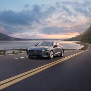 Three quarter view of an Audi A5