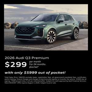 2026 Audi Q3 offer
