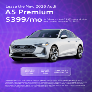 Lease the New 2026 Audi A5 Premium $399/mo