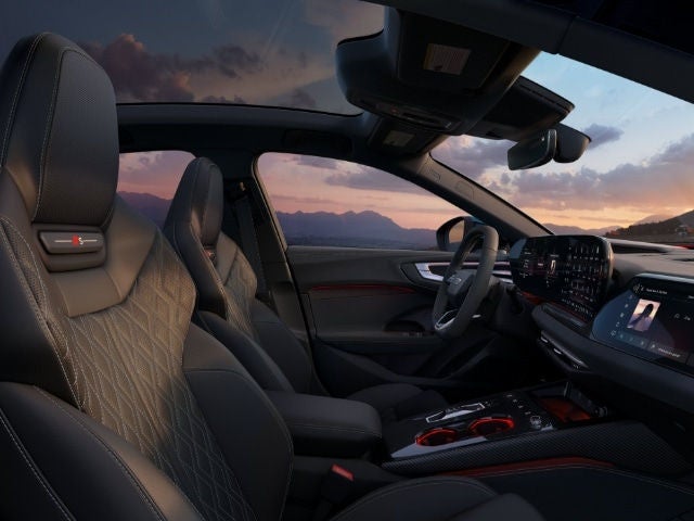 interior view of front seats in Audi S5