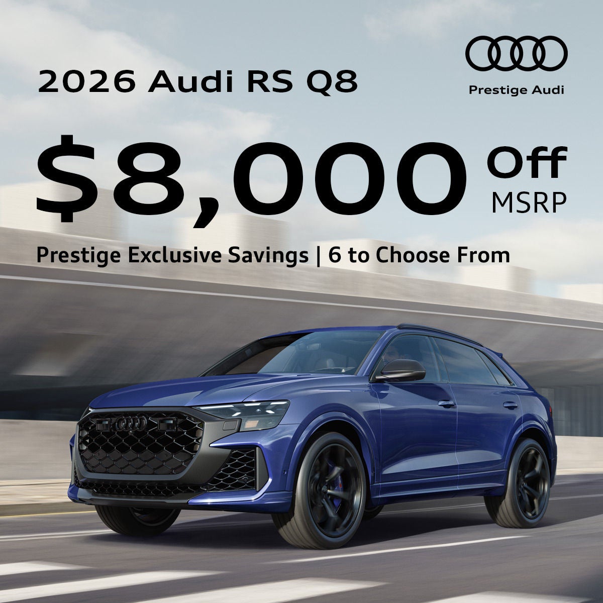 2025 Audi RS Q8 - $8,000 Off MSRP