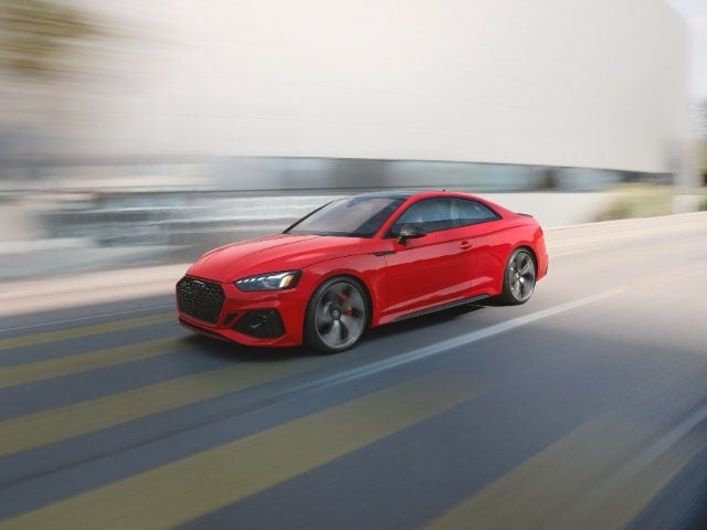 Audi RS5 performance coupe showcasing bold exterior