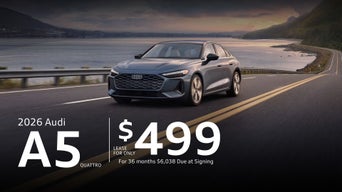 Audi A5 quattro parked