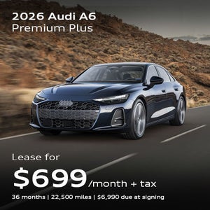 side facing 2026 Audi A6 driving