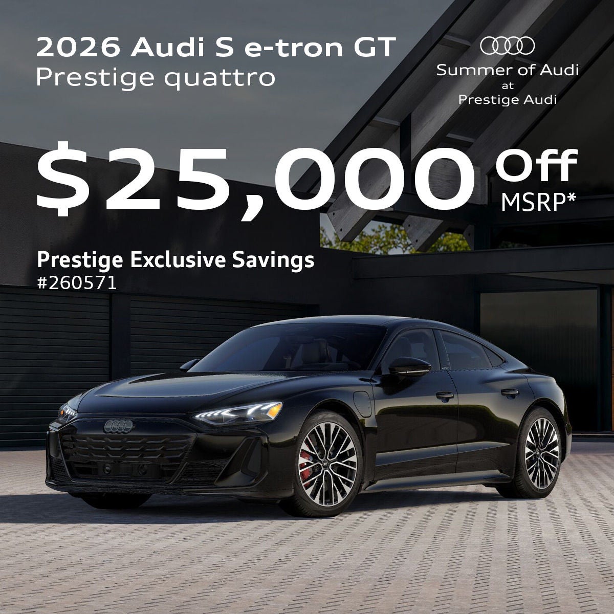 2026 Audi S e-tron GT Discount Offer