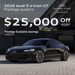 2026 Audi S e-tron GT Discount Offer