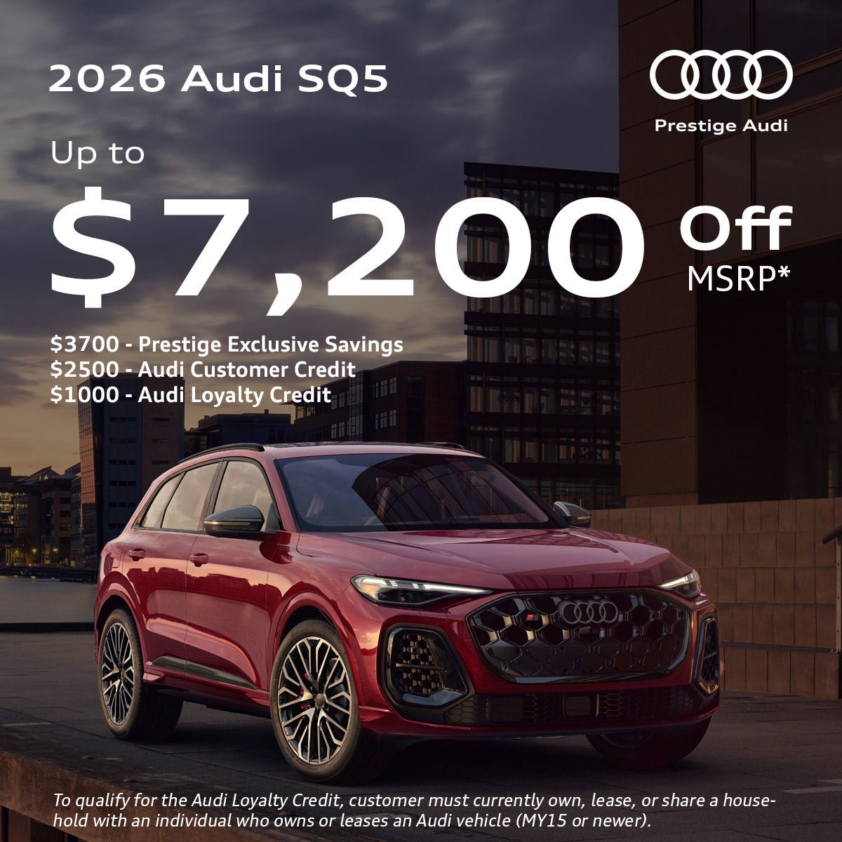 2026 Audi SQ5 - Discount offer
