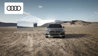 View of the Audi A4 Allroad showing premium tech features and luxurious design elements.