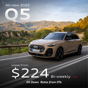 Audi Q5 from $224 biweekly