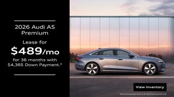 Side view of a new 2026 Audi A5