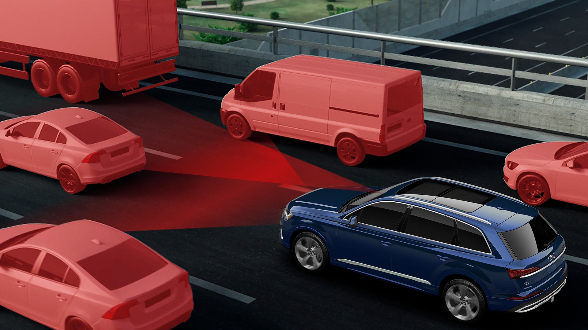 2025 Audi Q7 driver assistance systems