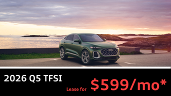 Audi Q5 Green on Ocean