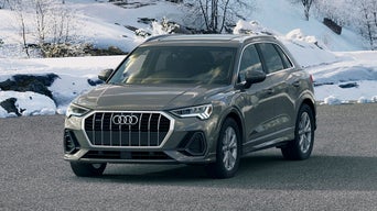 Season of Audi Q3 in a snowy landscape