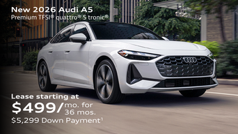 New 2025 Audi A5 Premium Plus TFSI quattro S tronic® Lease starting at $474/mo. for  36 mos. $3,499 Down Payment