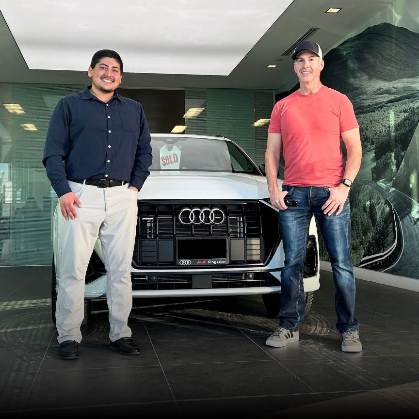 Image of an Audi being delivered by Andrew Molina