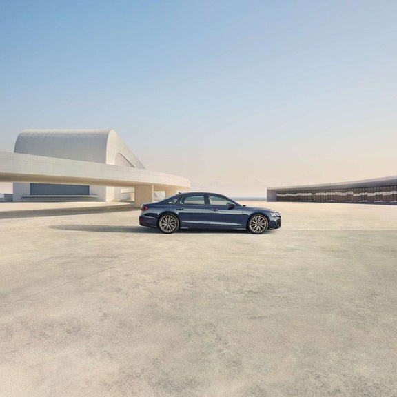 2026 Audi A8 L side profile at Audi Sewickley near Pittsburgh PA