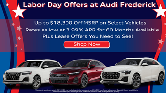 Labor Day offer at Audi Frederick