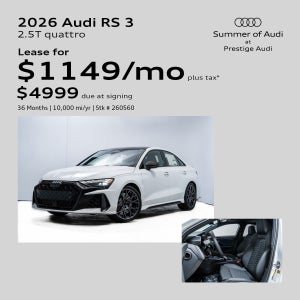 Audi RS 3 Lease Offer