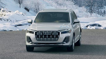 Audi Q7 in a snowy landscape