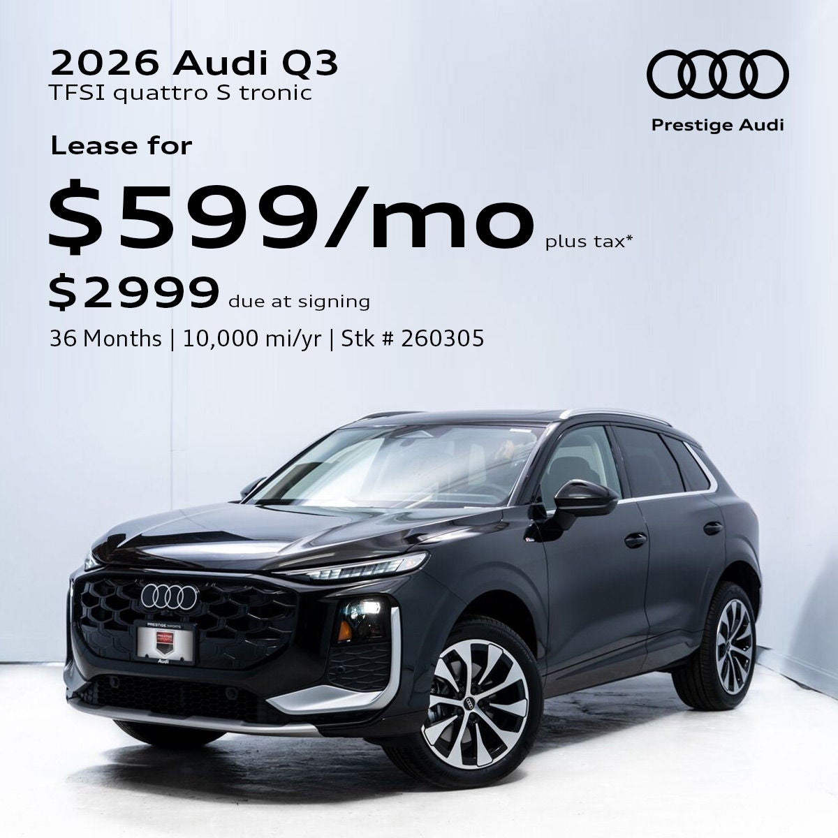 2026 Audi Q3 Lease Offer