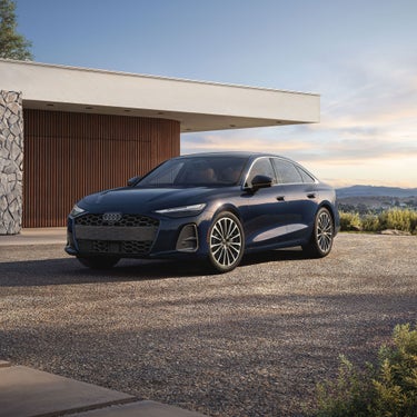 Front 3/4 view of the Audi A6 Sedan.