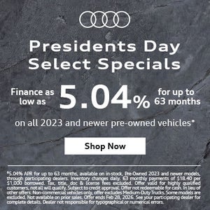 Presidents Day Select Specials