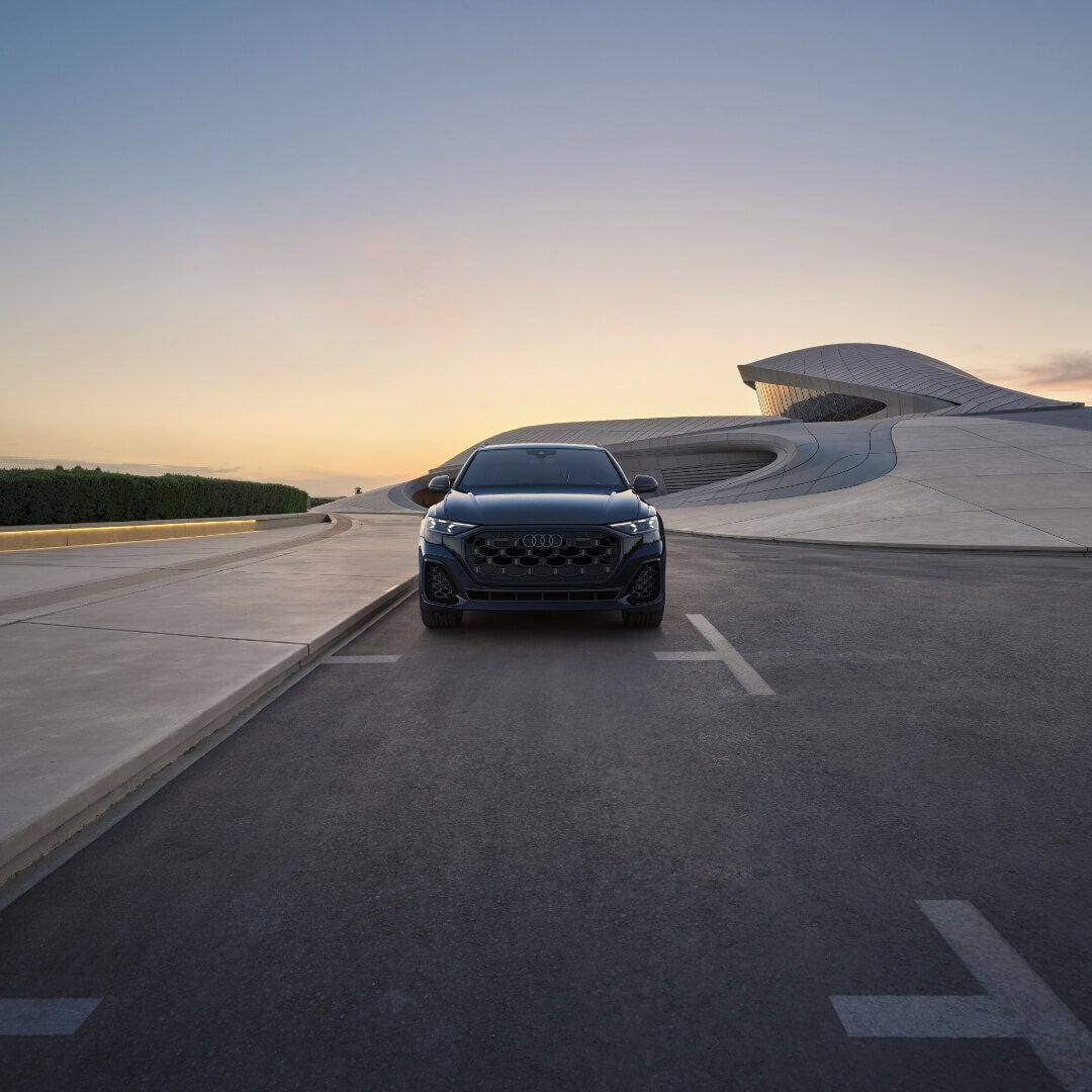 2026 Audi Q8 Exterior Parked With Sunset