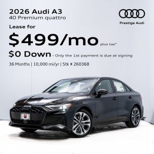 Audi A3 Lease Offer