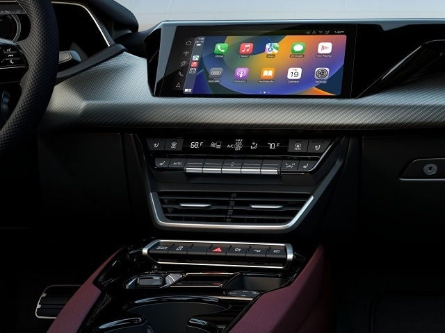 Audi e‑tron GT interior featuring premium EV cabin, digital cockpit, and sporty layout.