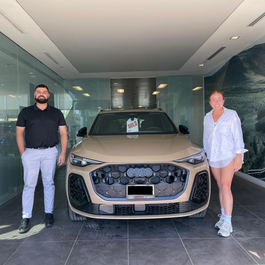 Customer from Belleville buying an Audi