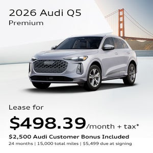 front facing 2026 Audi Q5 Premium parked