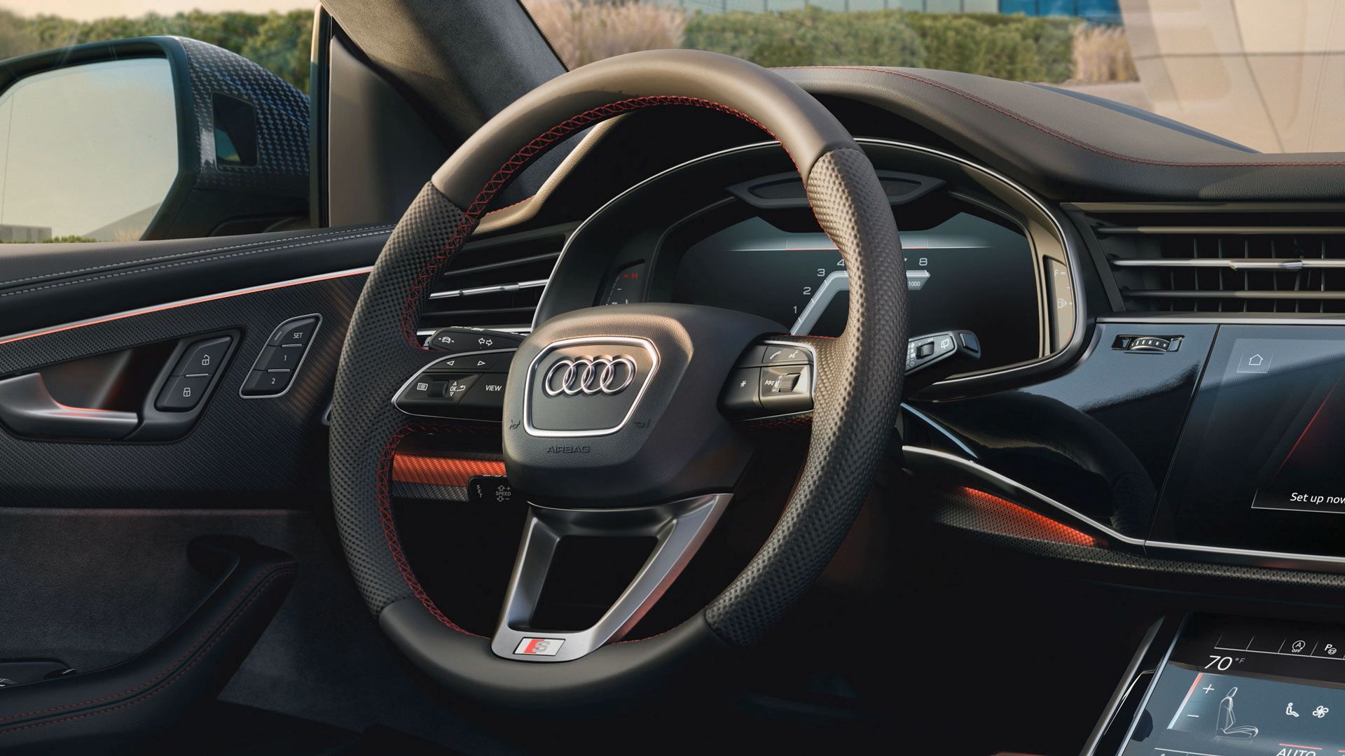 2026 Audi Q8 driver side Interior dashboard 