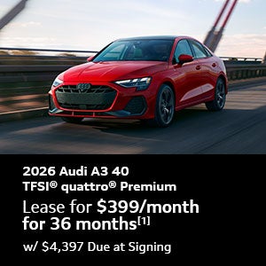 2026 Audi A3 40 TFSI® quattro® Premium