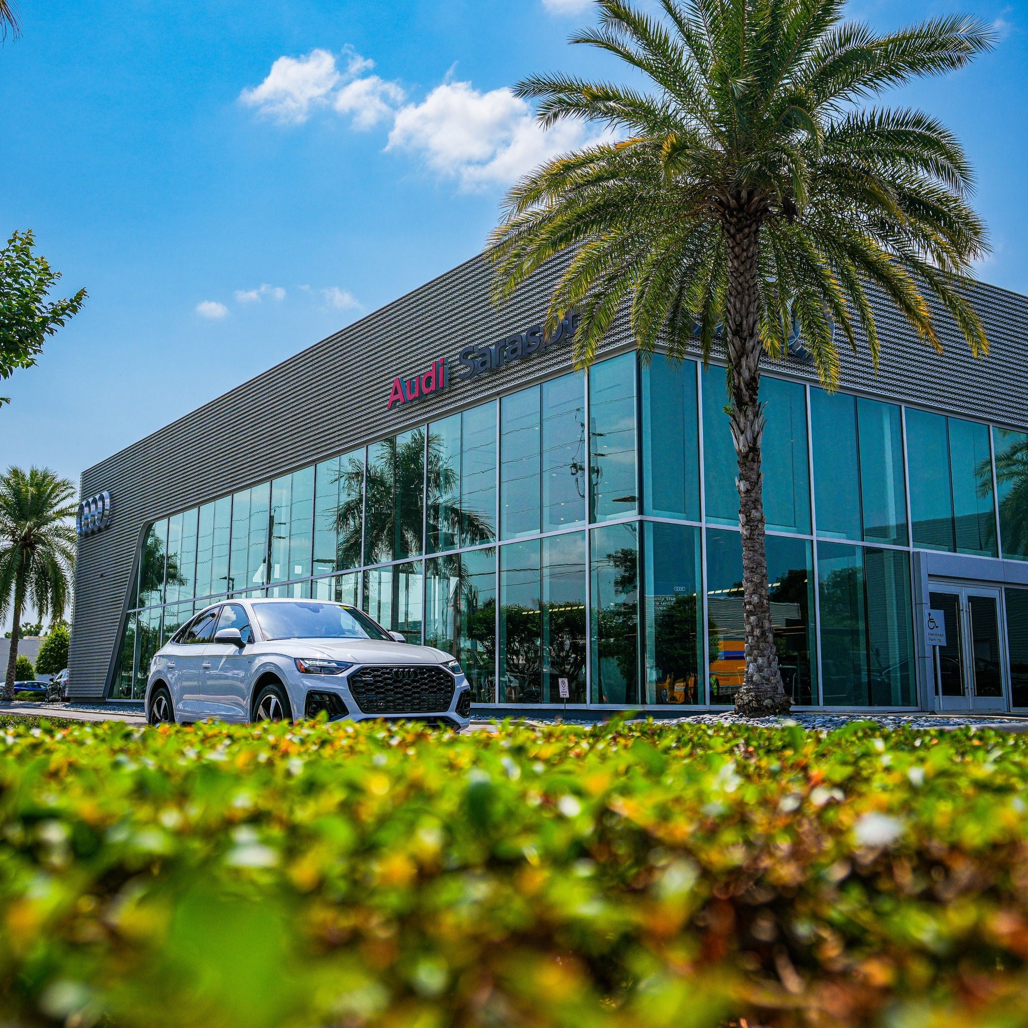Side view of Audi Sarasota. 