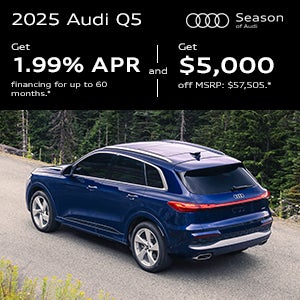 Front view of an Audi Q5