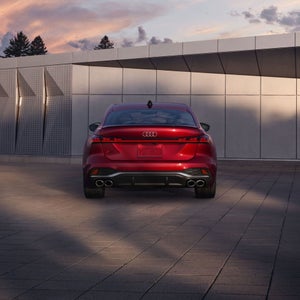 Back shot of the Audi S5 2027 model.