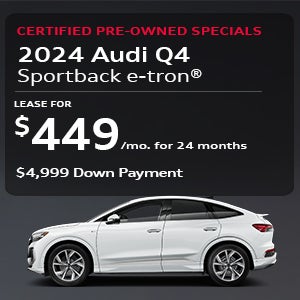 Audi Q4 Sportback CPO Special