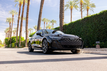 front facing A6 parked