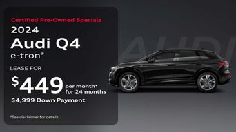 Audi Q4 e-tron® CPO Specials
