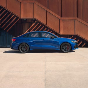 Side profile view of the Audi RS 3