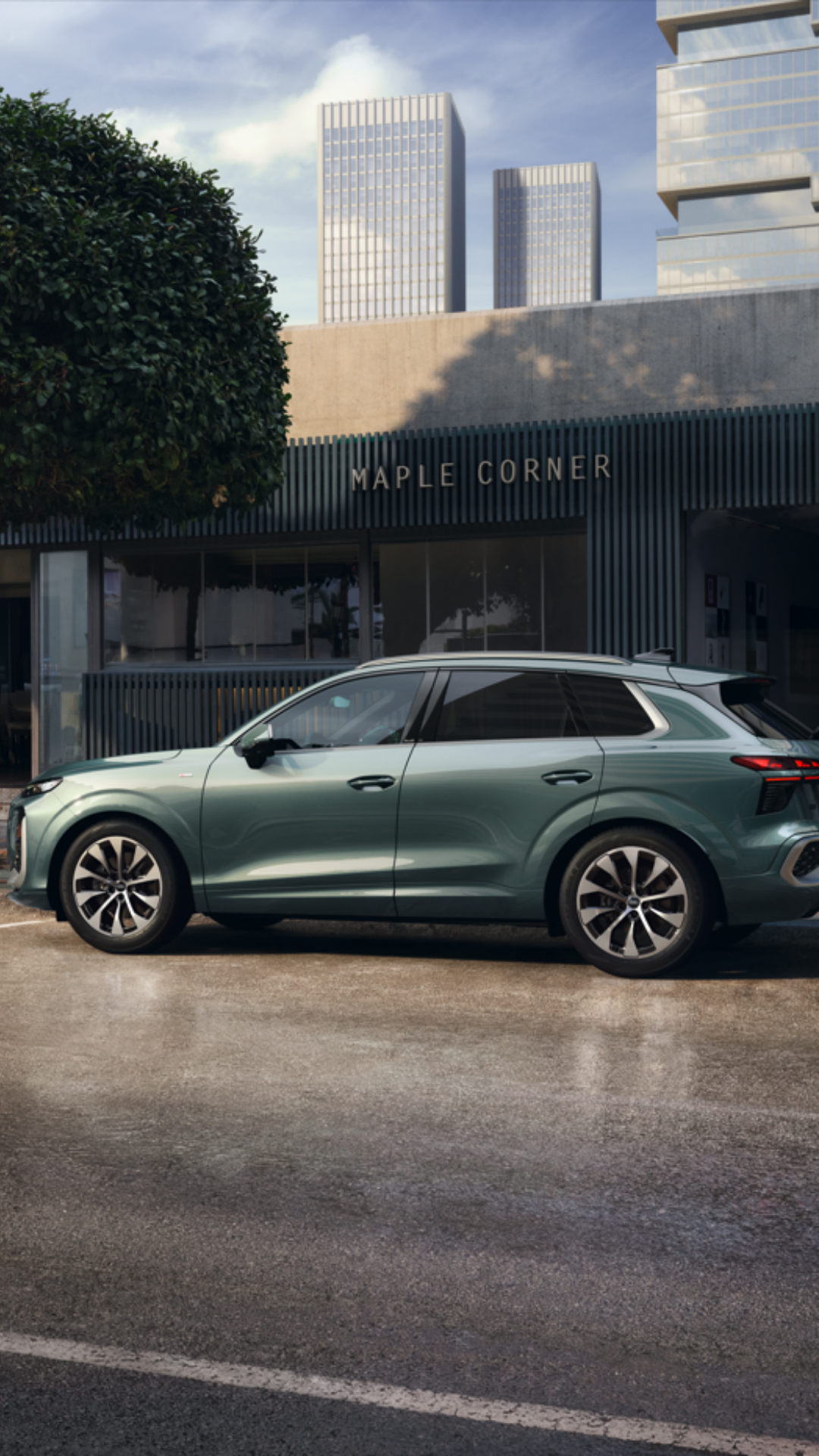 Audi A5, action, spring