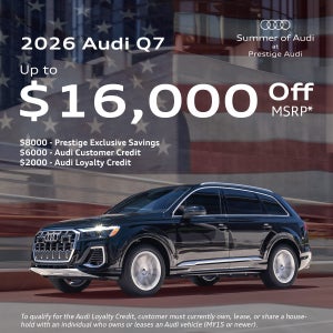 2026 Audi Q7 55 - Up to $16,000 Off MSRP*