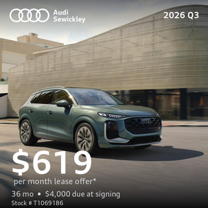 2026 Audi Q3 S line lease special