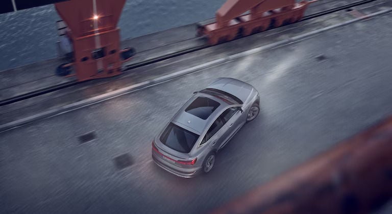 Audi e-tron SUV Birds Eye Feature View