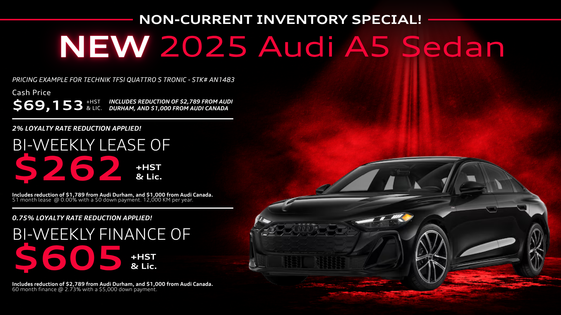 New 2025 Audi A5 - AN1483