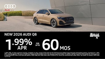 New 2026 Audi Q8 1.99% APR for up to 60 mos