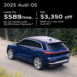 Side view of an Audi Q5