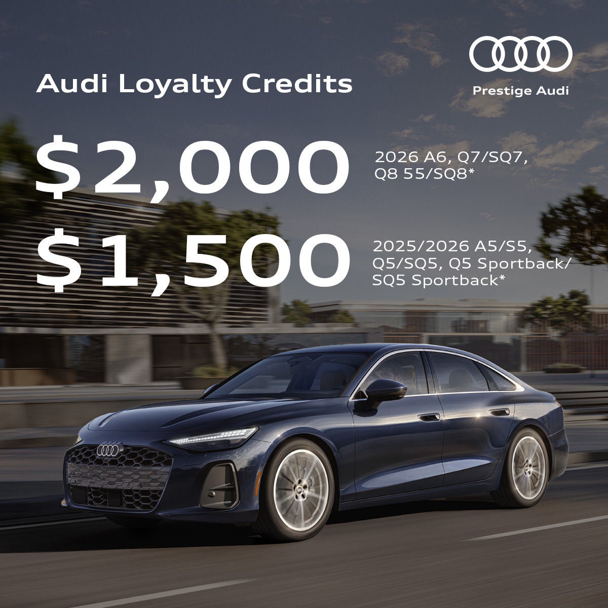 Audi Loyalty Credit